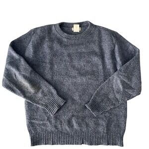 Vintage 1980s L.L. Bean Wool Nylon Sweater Made In USA Freeport Maine | Mens XL